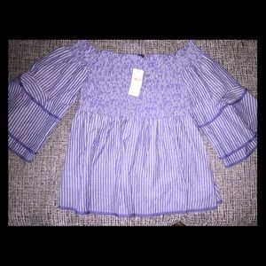 Off the shoulder blouse